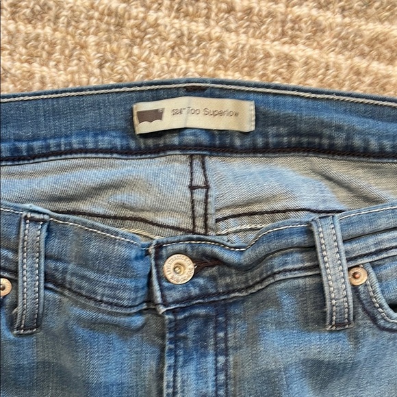 Women's Levi’s Superlow Blue Jeans - Picture 3 of 7